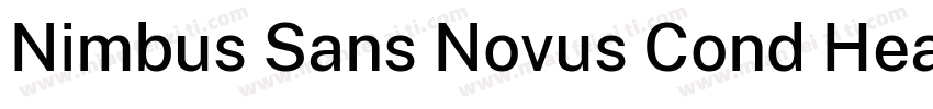 Nimbus Sans Novus Cond Heavy字体转换